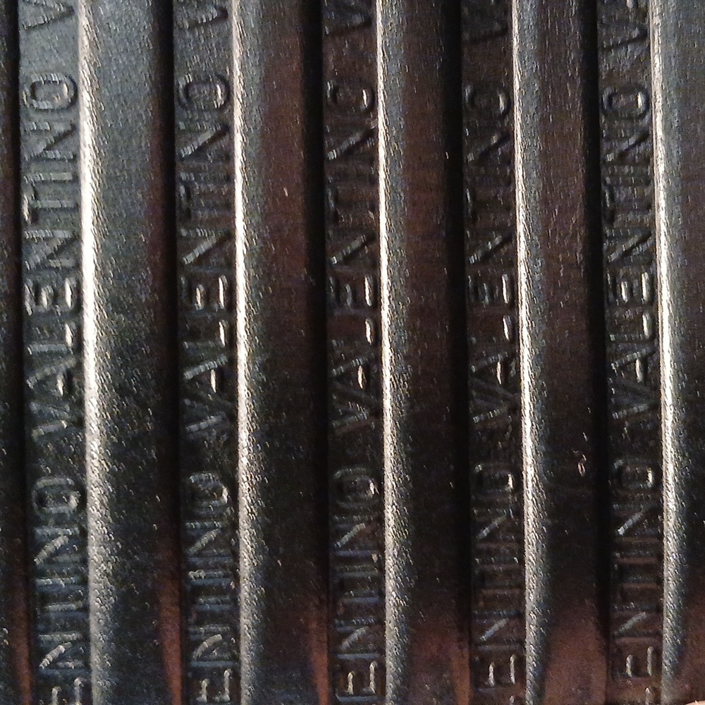 Valentino Black Clutch with Gold Accents - Picture 3 of 9